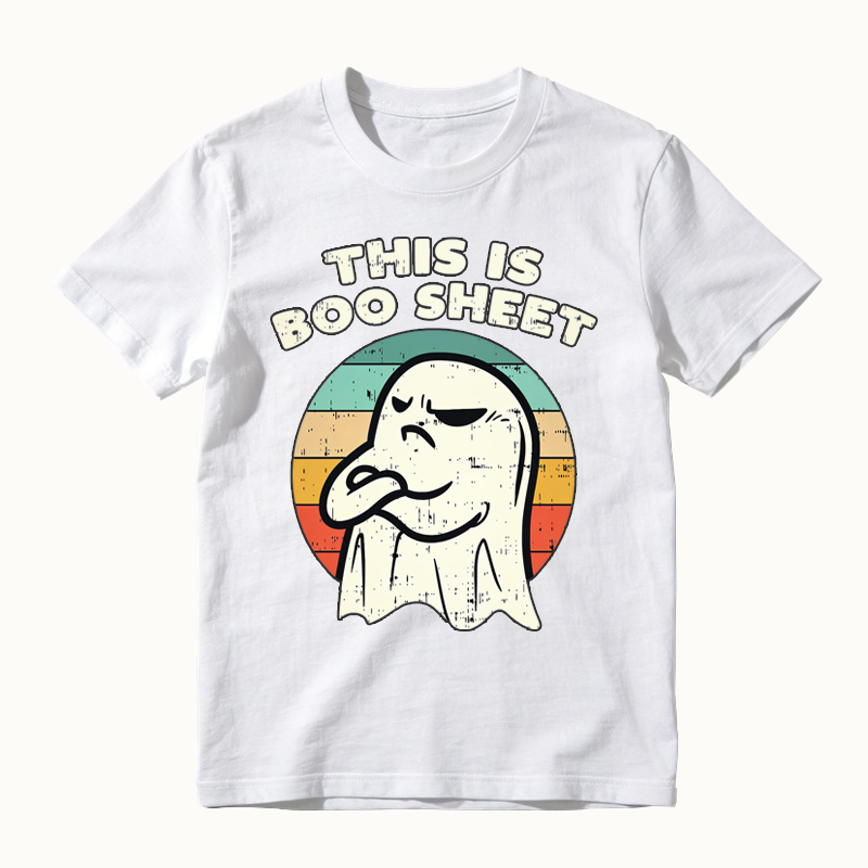 This is Boo Sheet Ghost Retro Funny Halloween T-Shirt