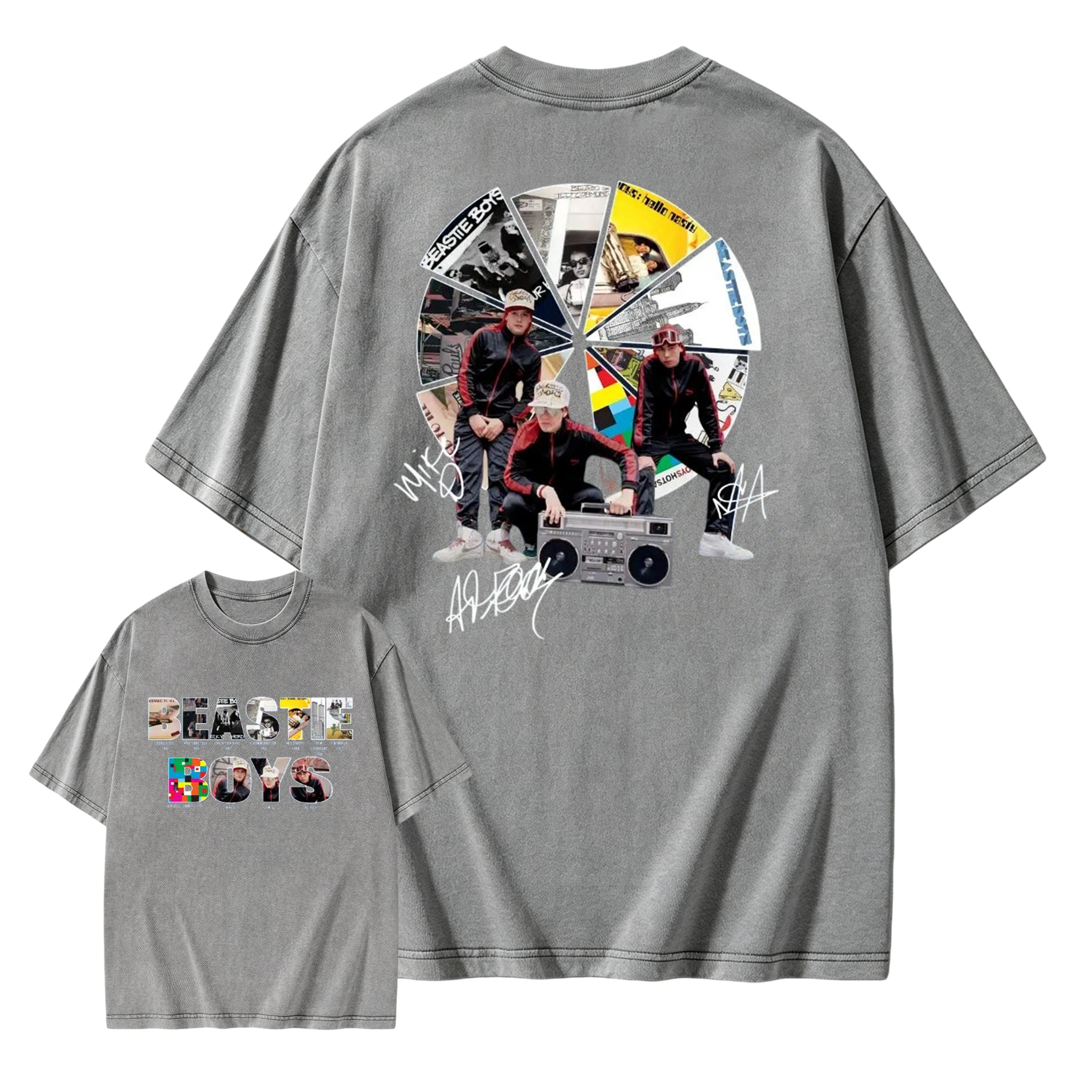 To Honor Beastie Boys Album Hip Hop Music Band Washed T-Shirt