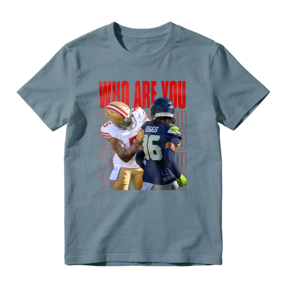 Who Are You Football Players Graphic T-shirt