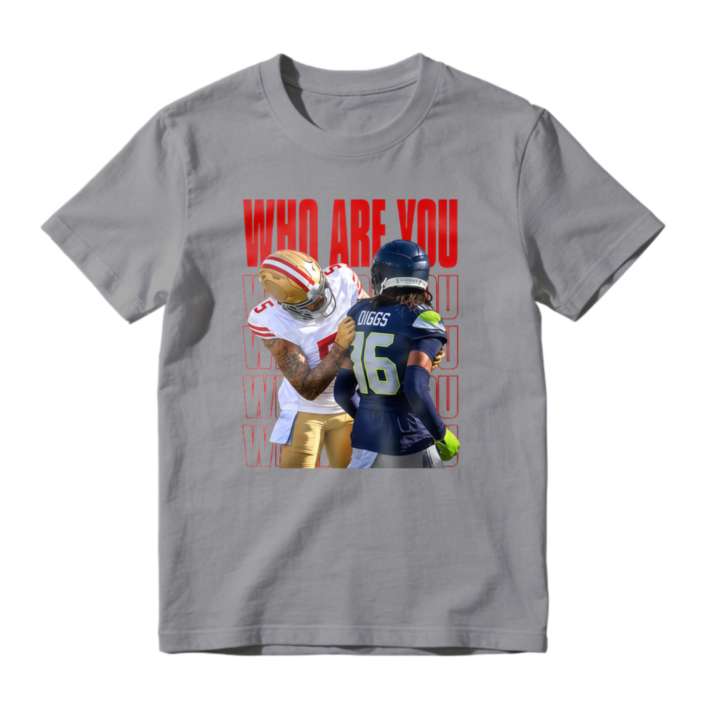 Who Are You Football Players Graphic T-shirt