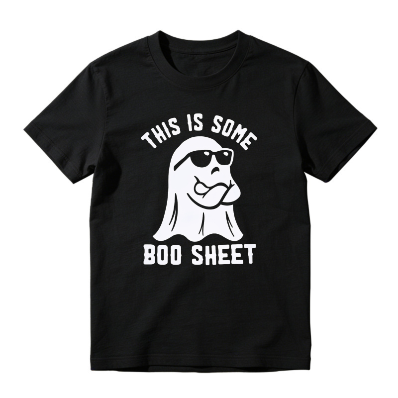 This Is Some Boo Sheet Funny Ghost Sunglasses Halloween Unisex Classic T-shirt