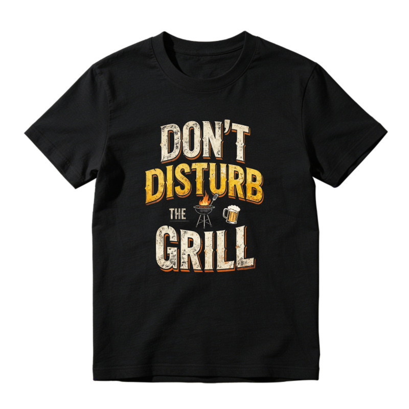 Dont Disturb The Grill Barbecue Beer Graphic Unisex Classic T-shirt