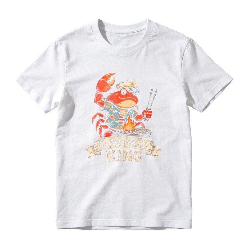 Crab Grill King Seafood Chef Barbecue Unisex Classic T-shirt
