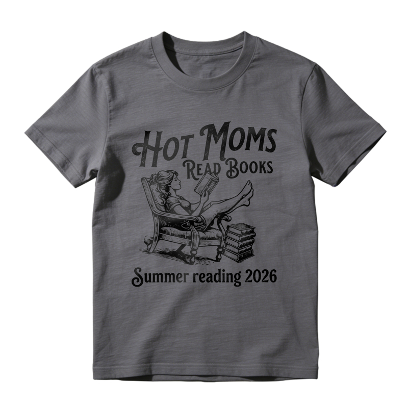 Wardrobecart Hot Moms Read Books Summer Reading 2026 Unisex Classic T-shirt