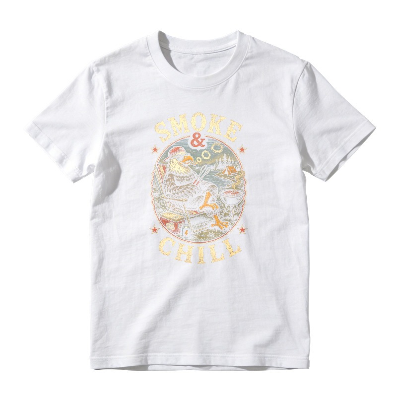 Smoke And Chill Eagle Graphic Unisex Classic T-shirt