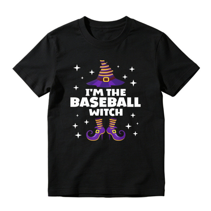 I'm The Baseball Witch Halloween Funny Quote Unisex Classic T-shirt