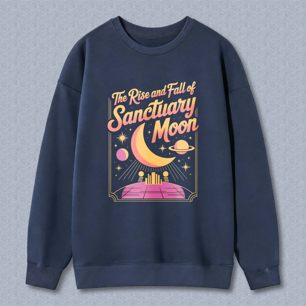 Wardrobecart The Rise And Fall Of Sanctuary Moon Cosmic Design Unisex Classic Sweatshirt