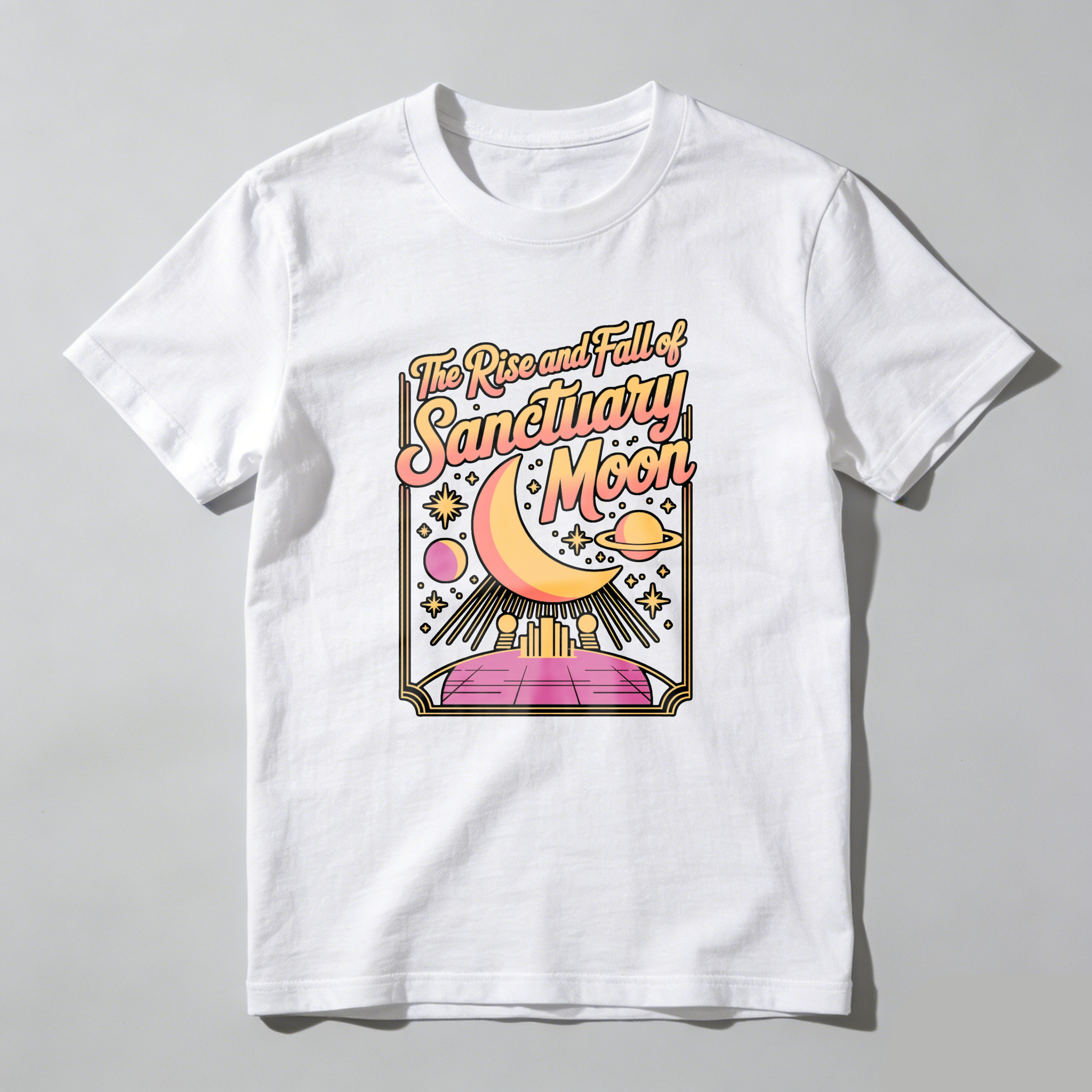 Wardrobecart The Rise And Fall Of Sanctuary Moon tshirt