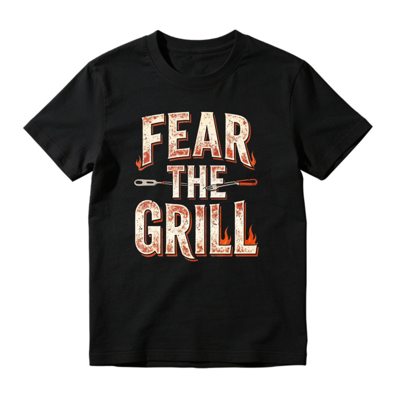 Fear The Grill With Spatula Graphic Unisex Classic T-shirt