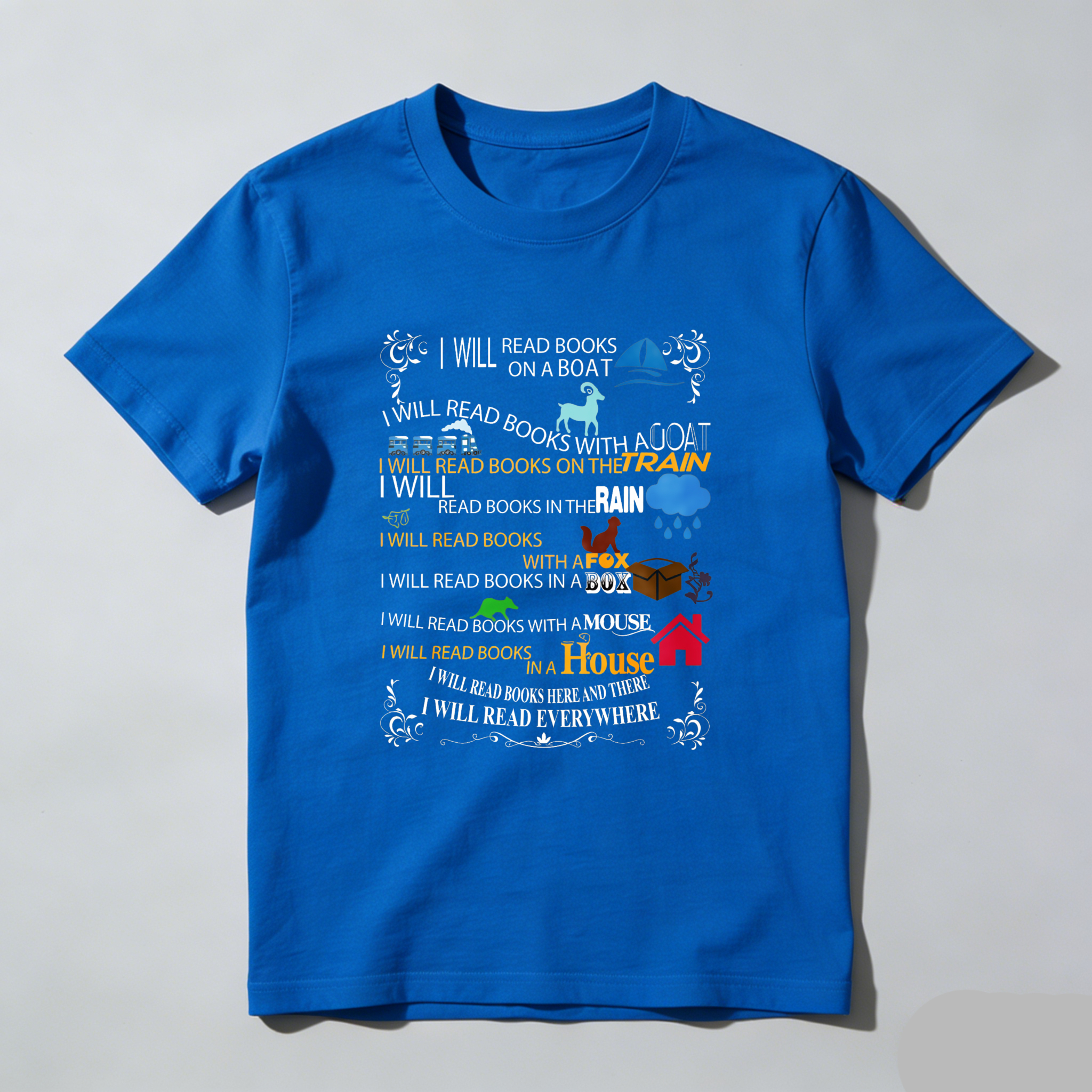 Wardrobecart I Will Read Books Everywhere Tshirt
