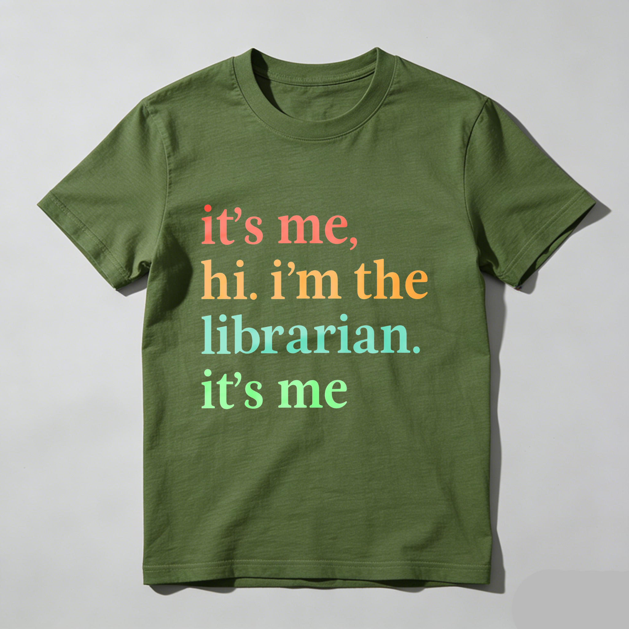 Wardrobecart It's Me Hi I'm The Librarian It's Me Tshirt