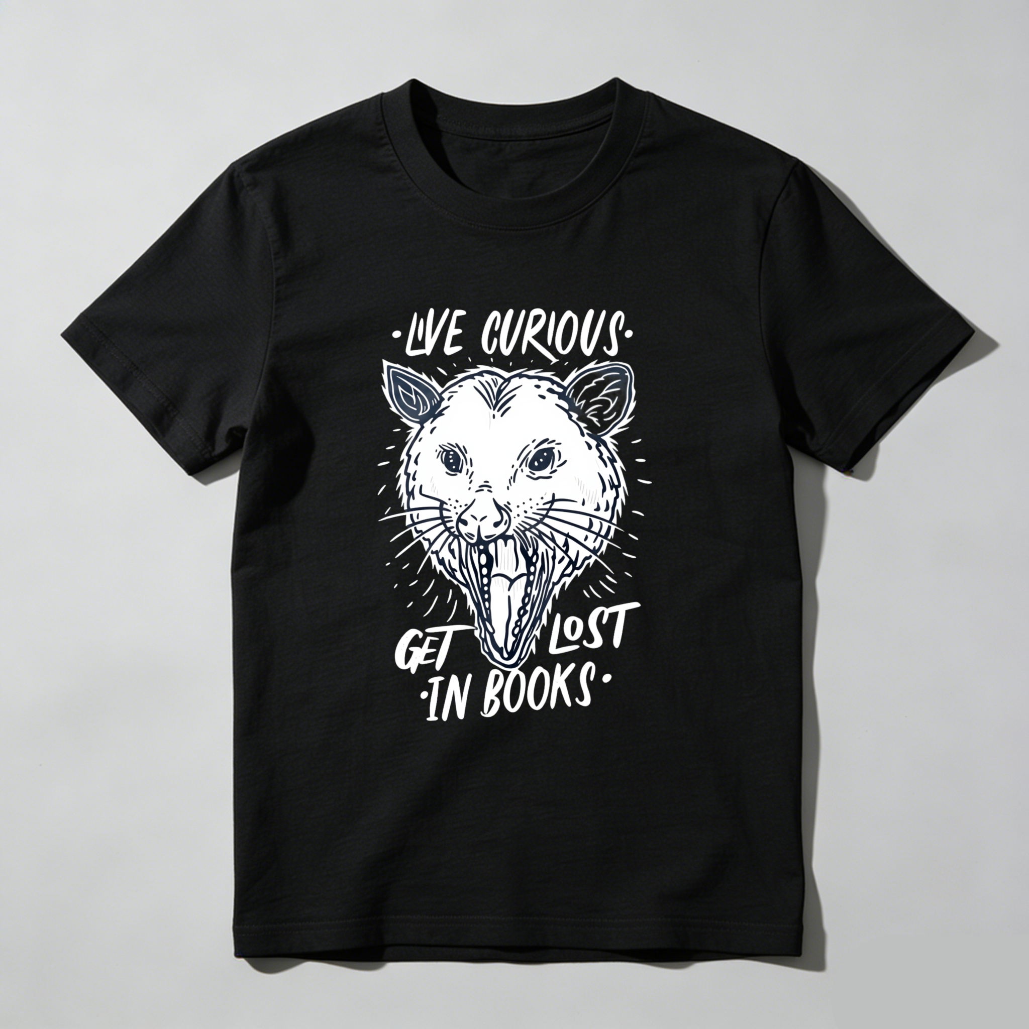 Wardrobecart Live Curious Get Lost In Books Tshirt