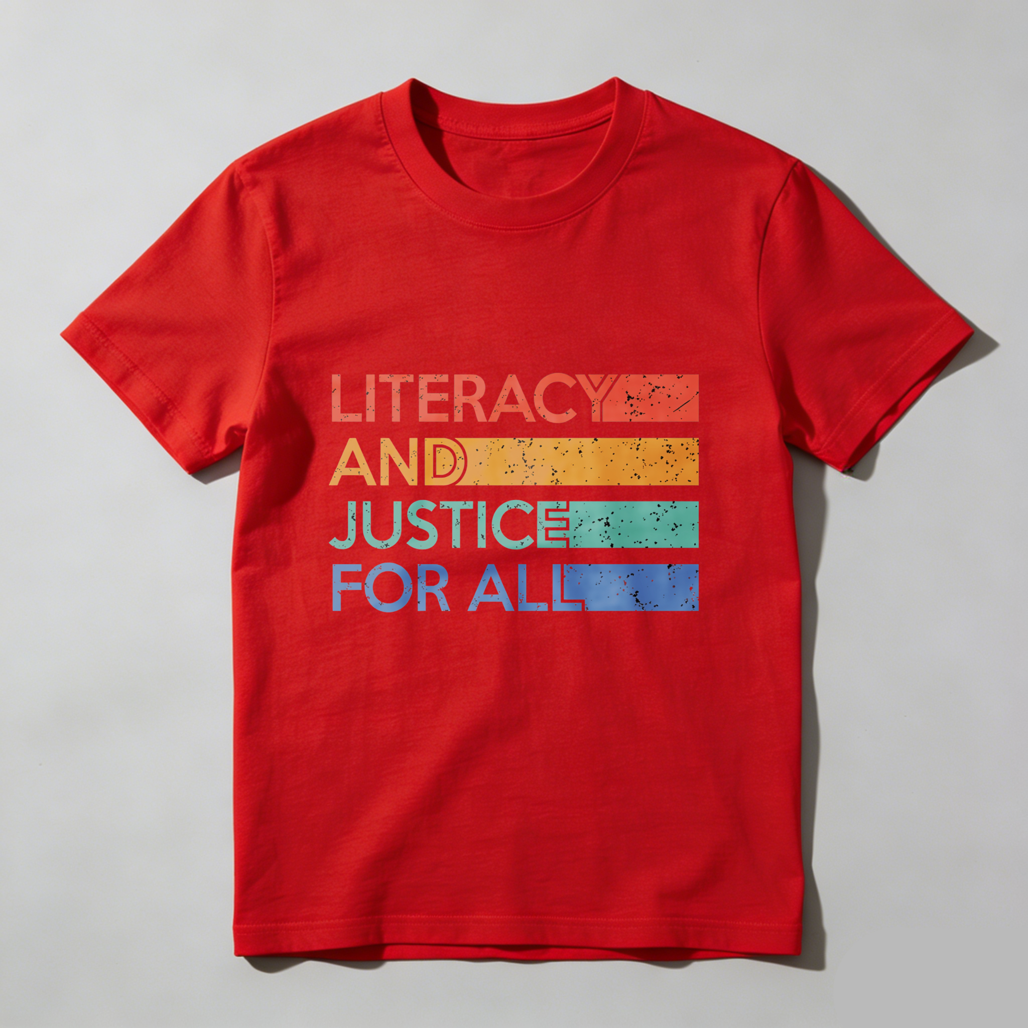 Wardrobecart Literacy And Justice For All Tshirt