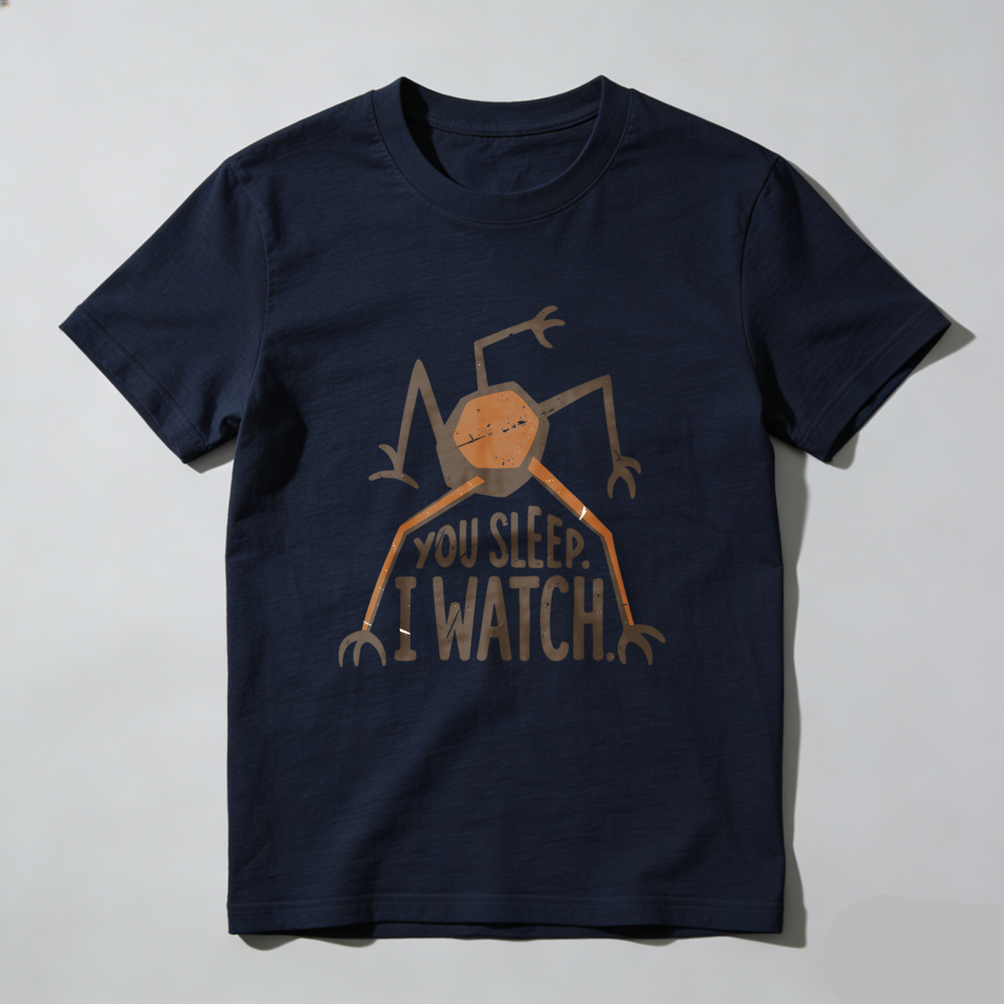 Wardrobecart You Sleep I Watch Spider Design Tshirt