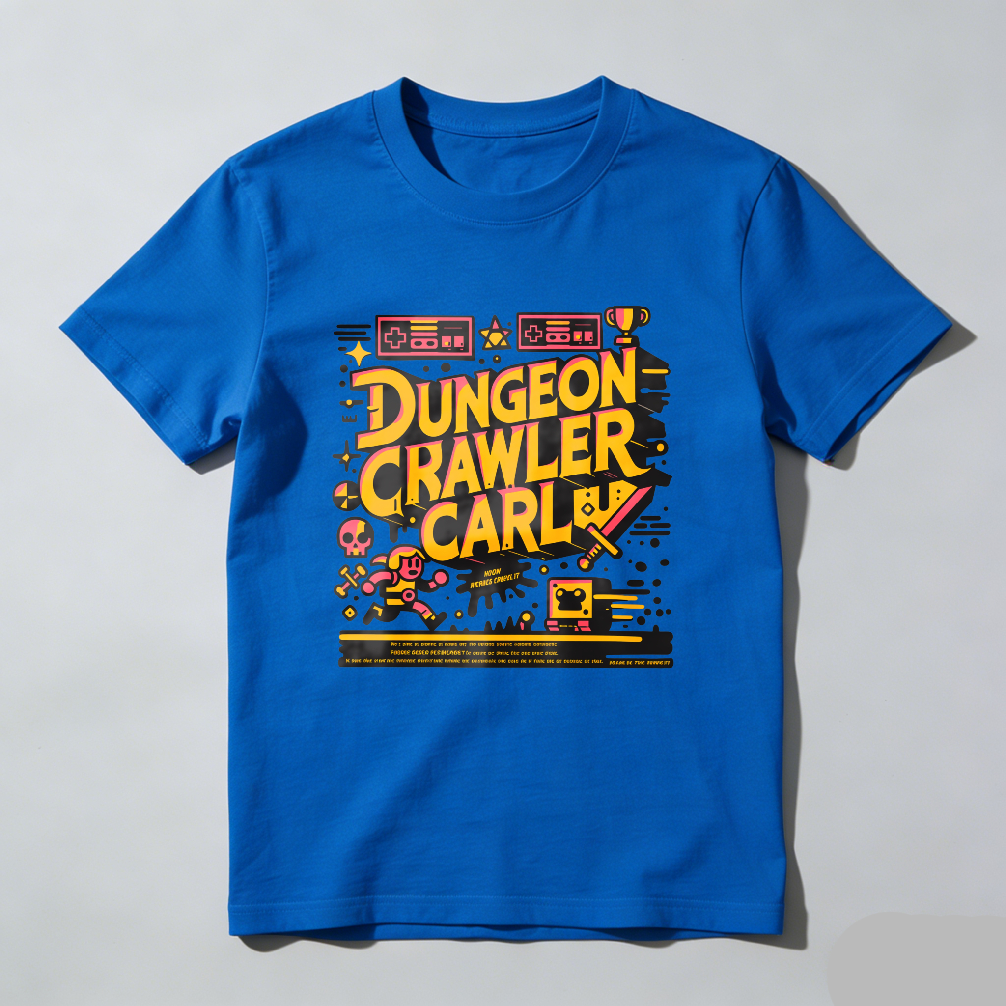Wardrobecart Dungeon Crawler Carl Game Art Design tshirt