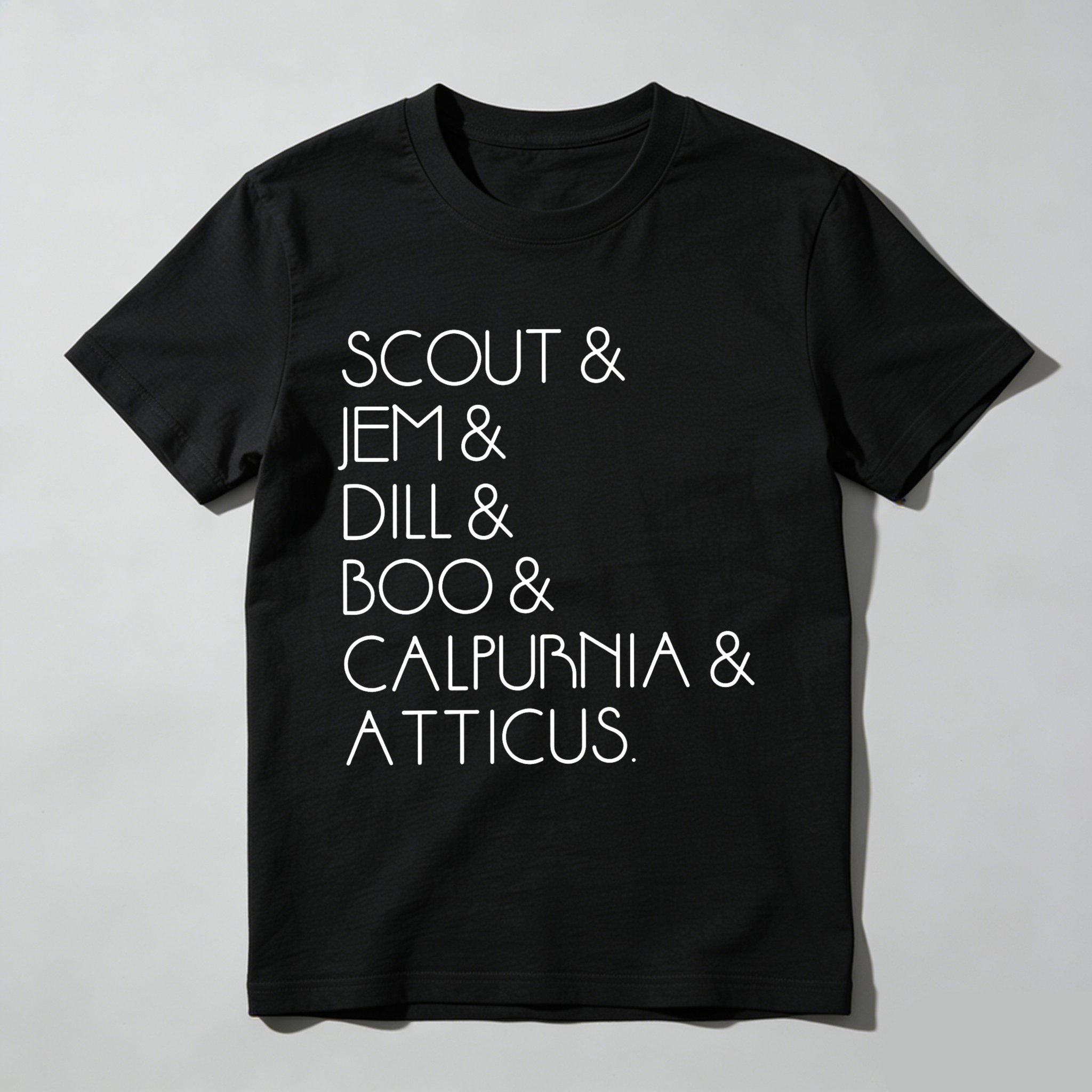 Wardrobecart Scout Jem Dill Boo Calpurnia Atticus Tshirt