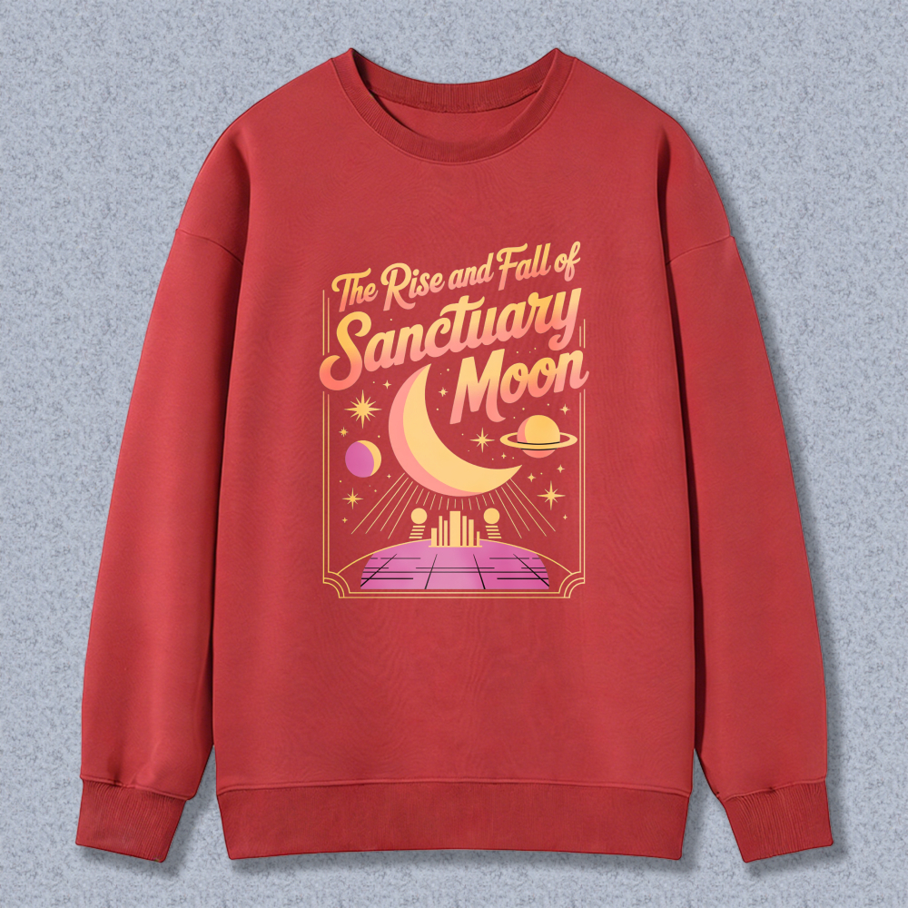 Wardrobecart The Rise And Fall Of Sanctuary Moon Cosmic Design Unisex Classic Sweatshirt
