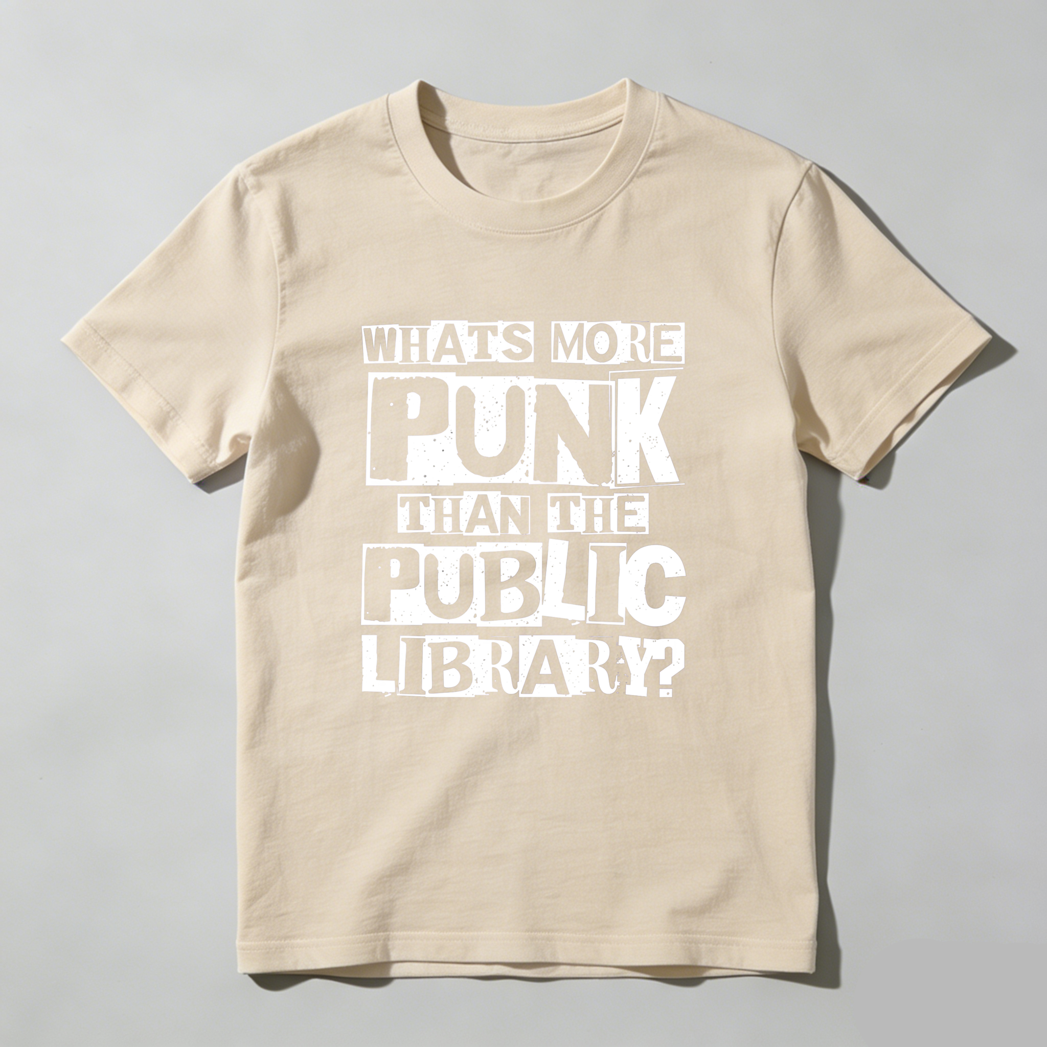 Wardrobecart What's More Punk Than The Public Library tshirt(1)