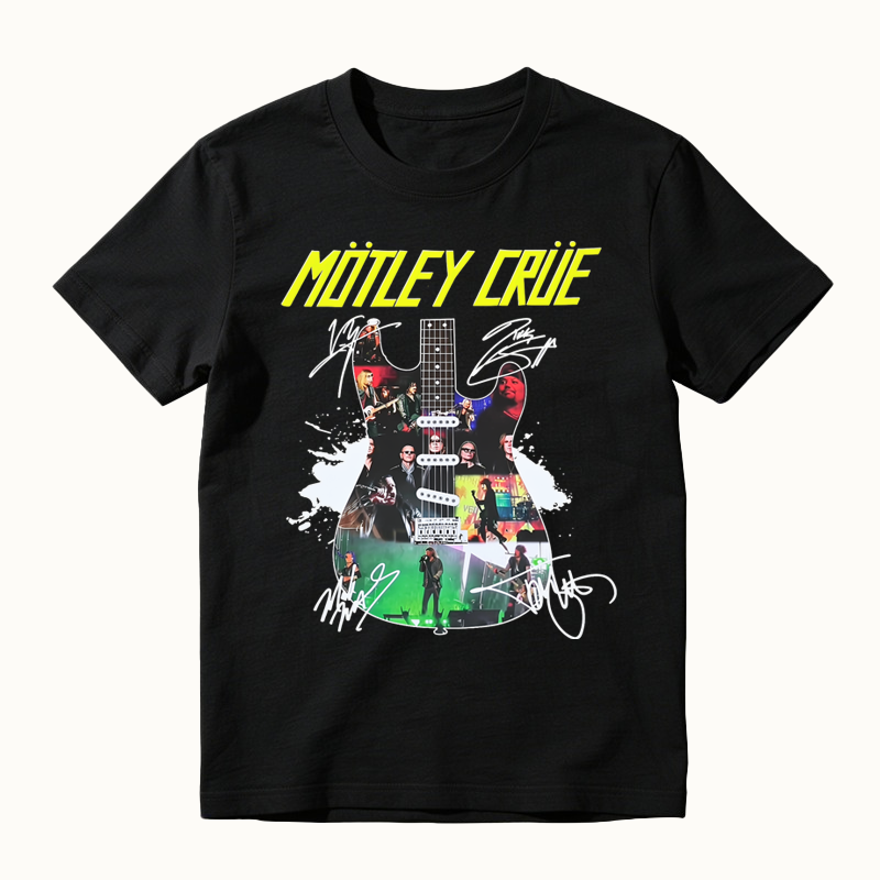 To Honor Motley Crue Vintage Rock Band Music T-shirt