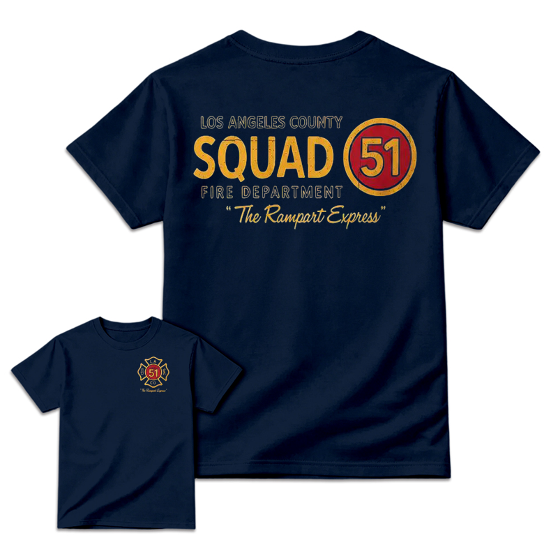 Los Angeles County Squad 51 Fire Department T-Shirt