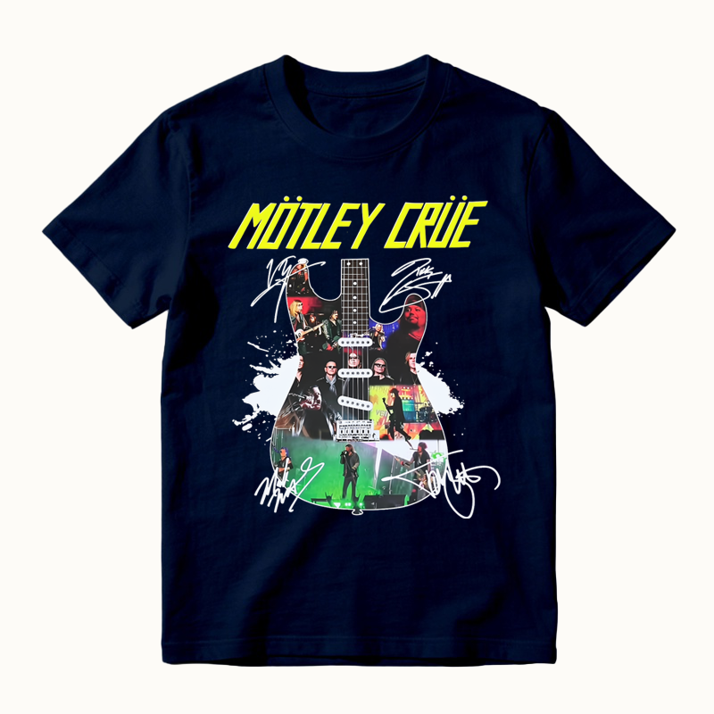 To Honor Motley Crue Vintage Rock Band Music T-shirt