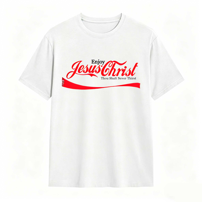 Enjoy Jesus Clever Faith & Pop Culture Mashup T-shirt