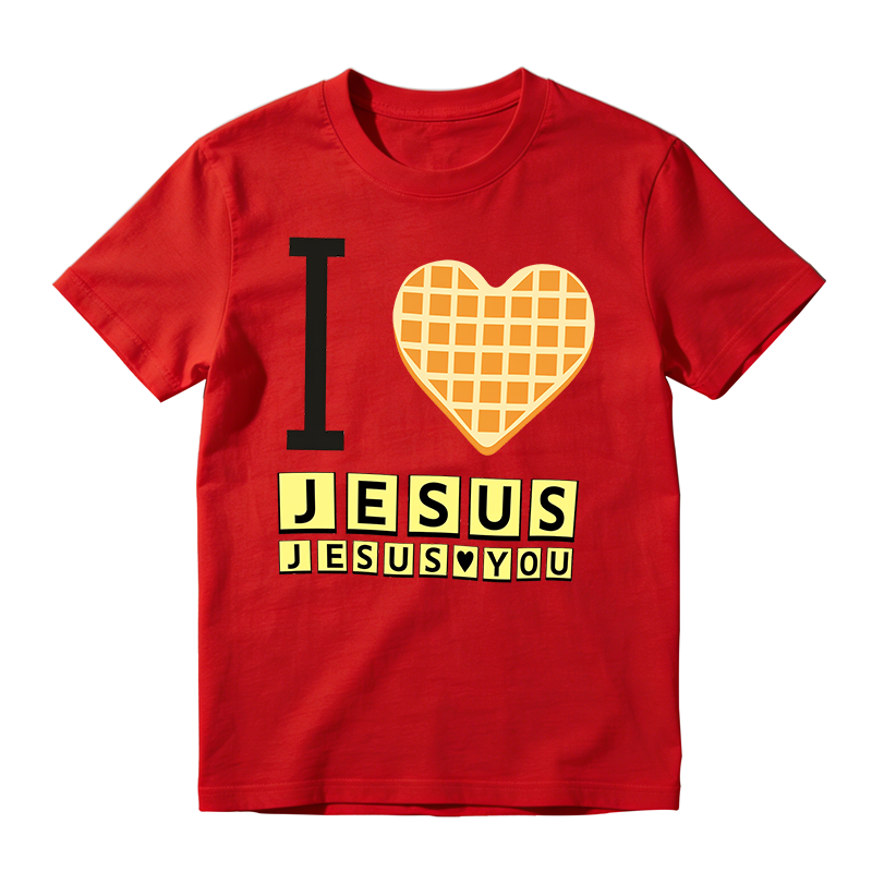 I Love Jesus Jesus Love You Christian Graphic Tee
