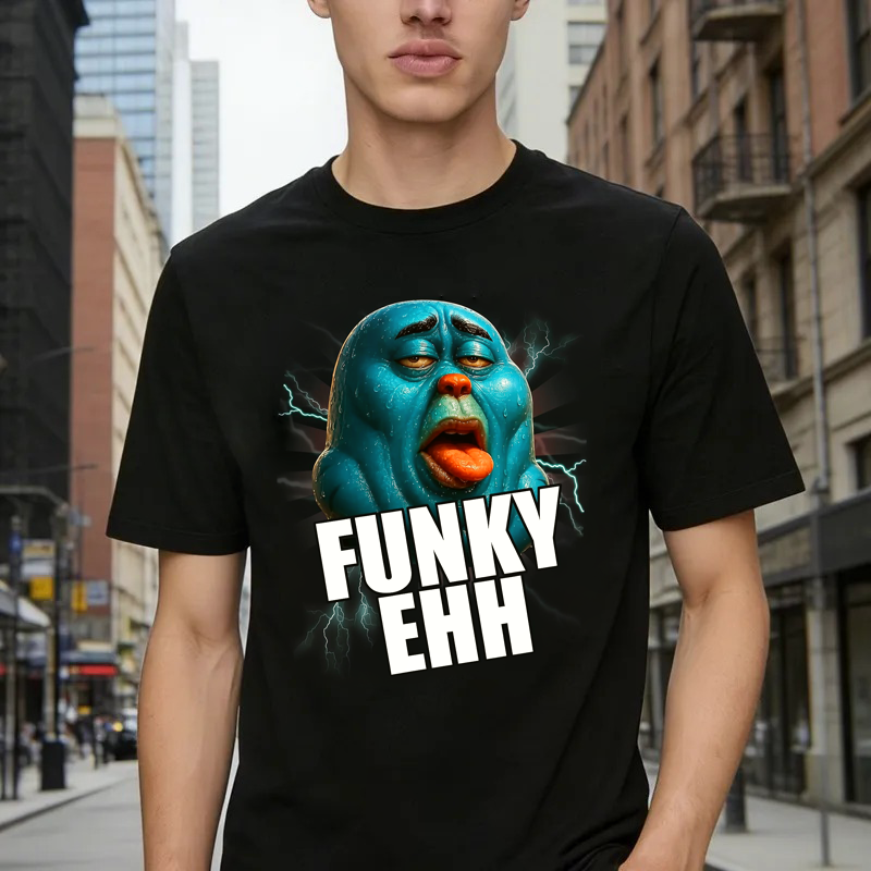 100% Cotton Funky Ehh Funny Meme T-Shirt