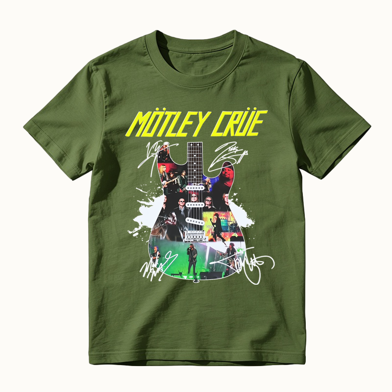 To Honor Motley Crue Vintage Rock Band Music T-shirt