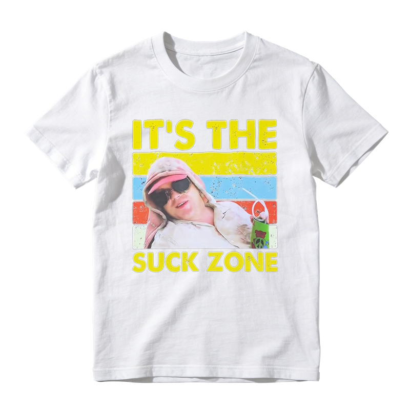 It S The Suck Zone Vintage Stripes And Woman Image Unisex Classic T-shirt