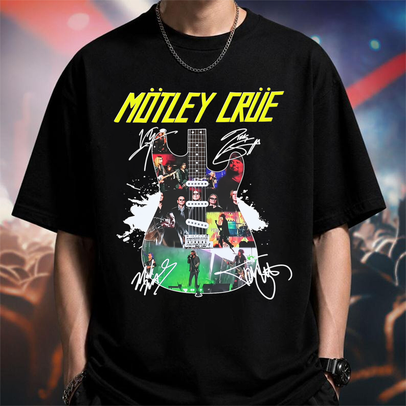 To Honor Motley Crue Vintage Rock Band Music T-shirt