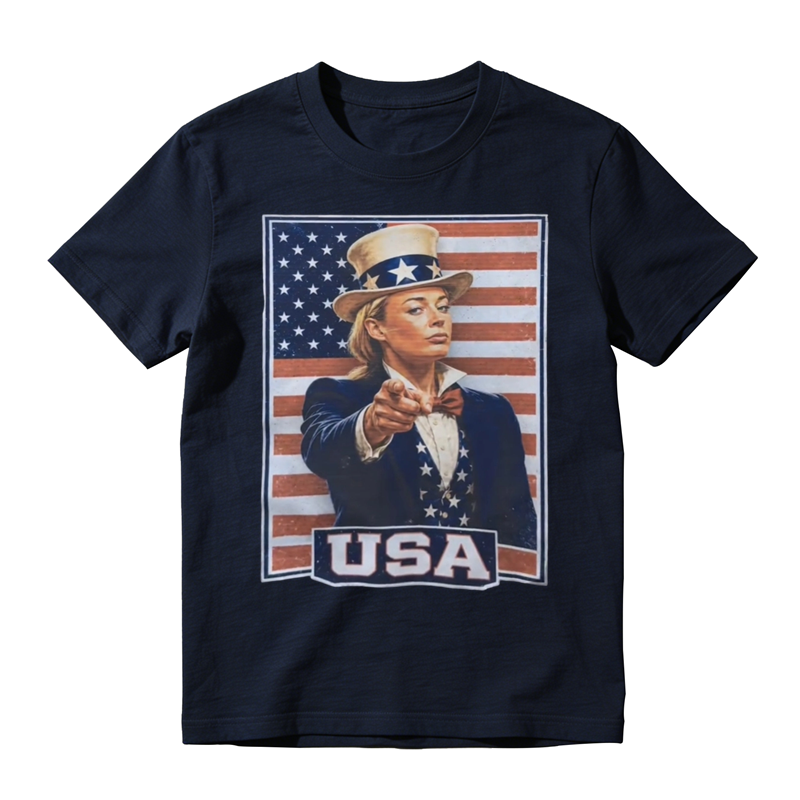 Sophie Cunningham American Flag Pointing Finger Women’s Basketball Fan  Retro Tshirt