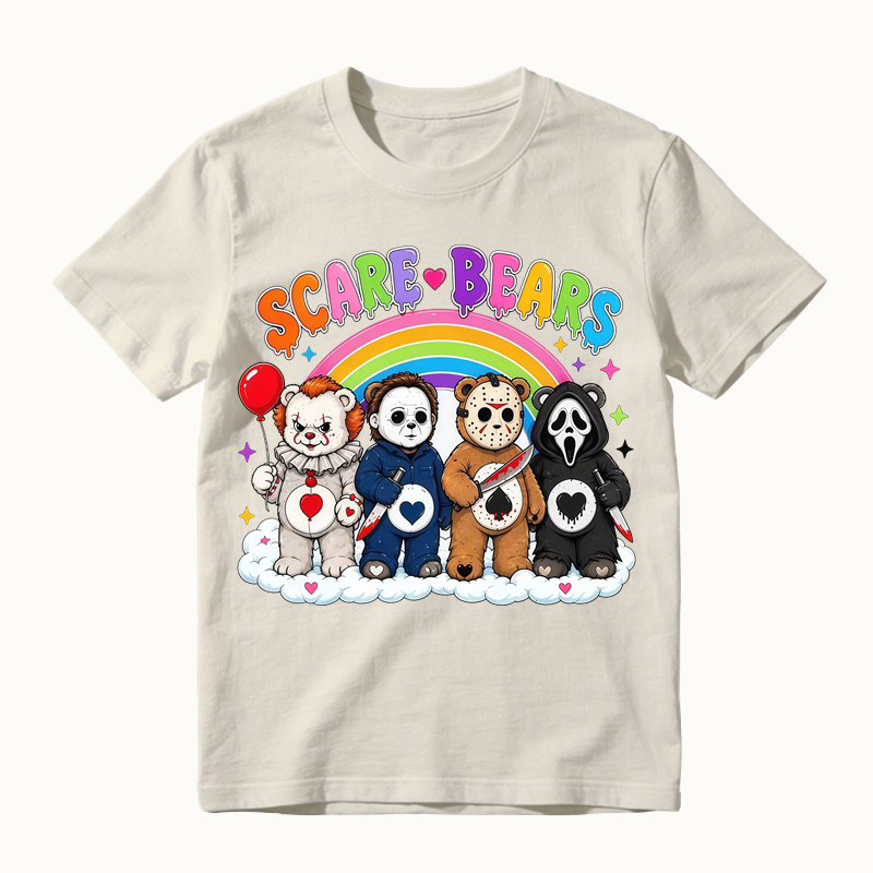 Scare Bears Cute Halloween Graphic T-Shirt