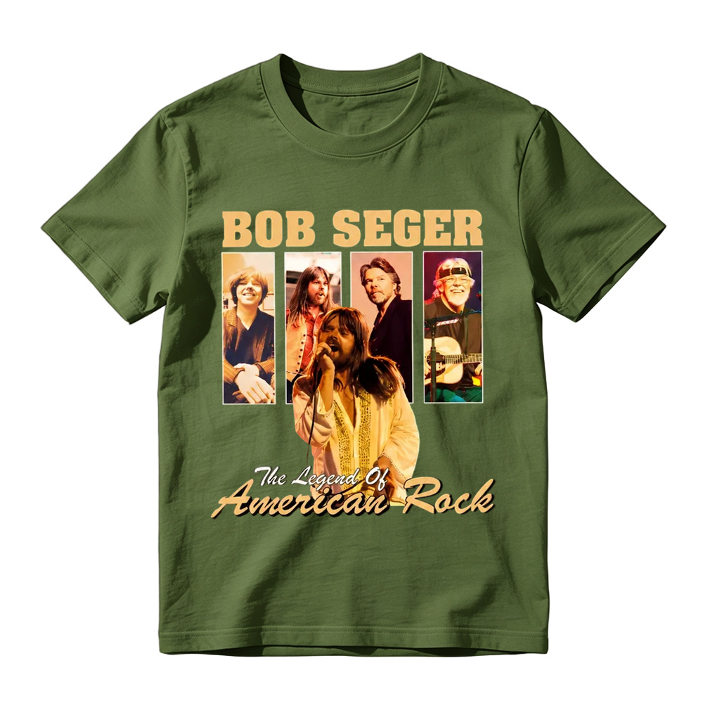 Bob Seger The Legend Of American Rock Vintage Graphic T-Shirt