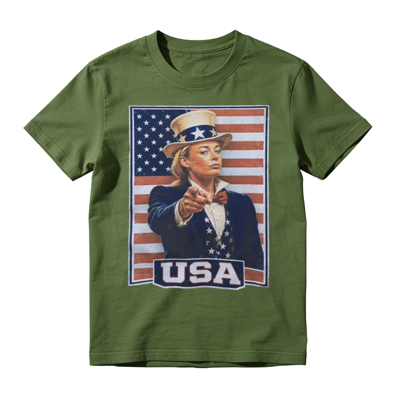 Sophie Cunningham American Flag Pointing Finger Women’s Basketball Fan  Retro Tshirt