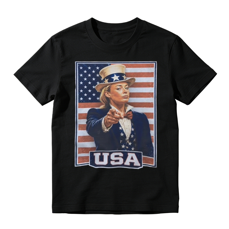 Sophie Cunningham American Flag Pointing Finger Women’s Basketball Fan  Retro Tshirt
