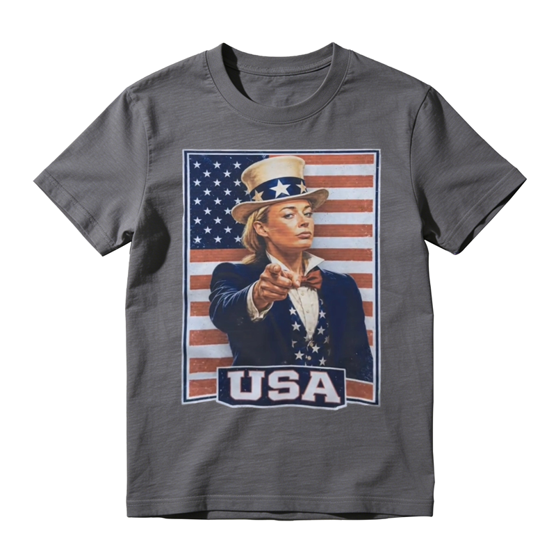 Sophie Cunningham American Flag Pointing Finger Women’s Basketball Fan  Retro Tshirt