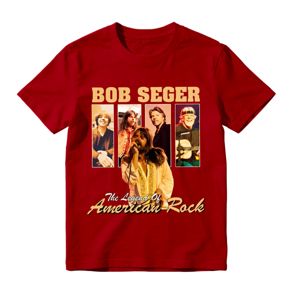 Bob Seger The Legend Of American Rock Vintage Graphic T-Shirt