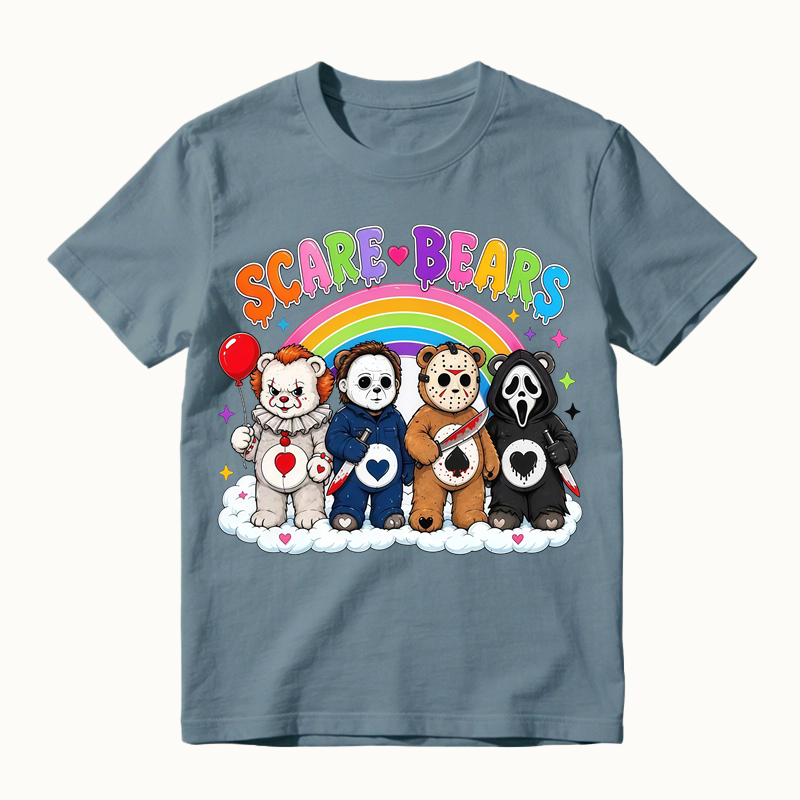 Scare Bears Cute Halloween Graphic T-Shirt