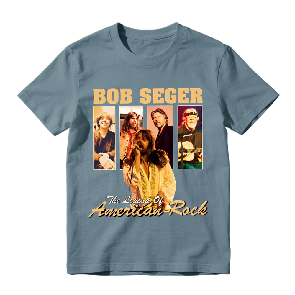 Bob Seger The Legend Of American Rock Vintage Graphic T-Shirt