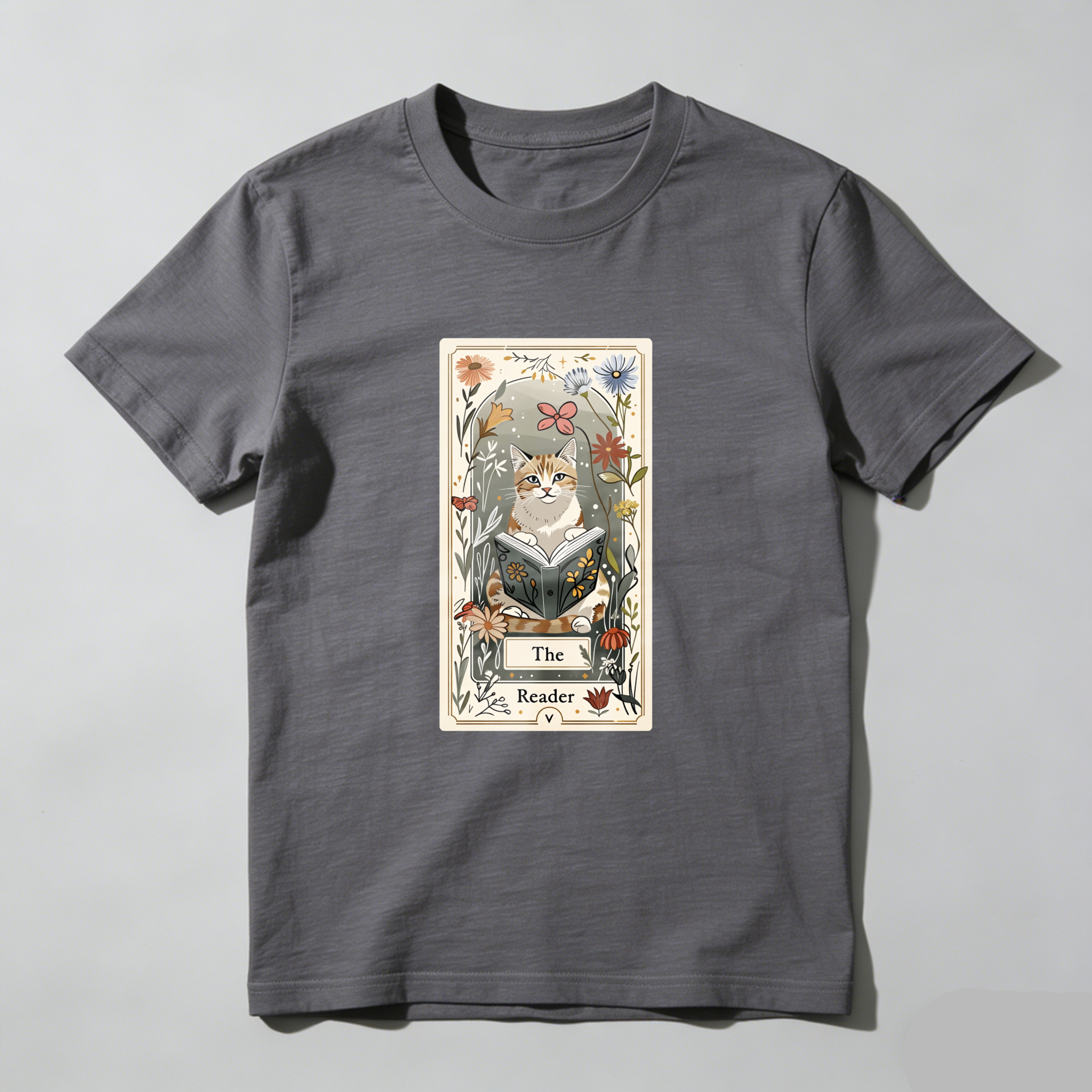 Wardrobecart The Reader Tarot Card Design Tshirt