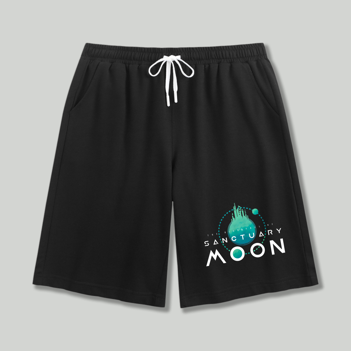 Wardrobecart Sanctuary Moon Logo Shorts