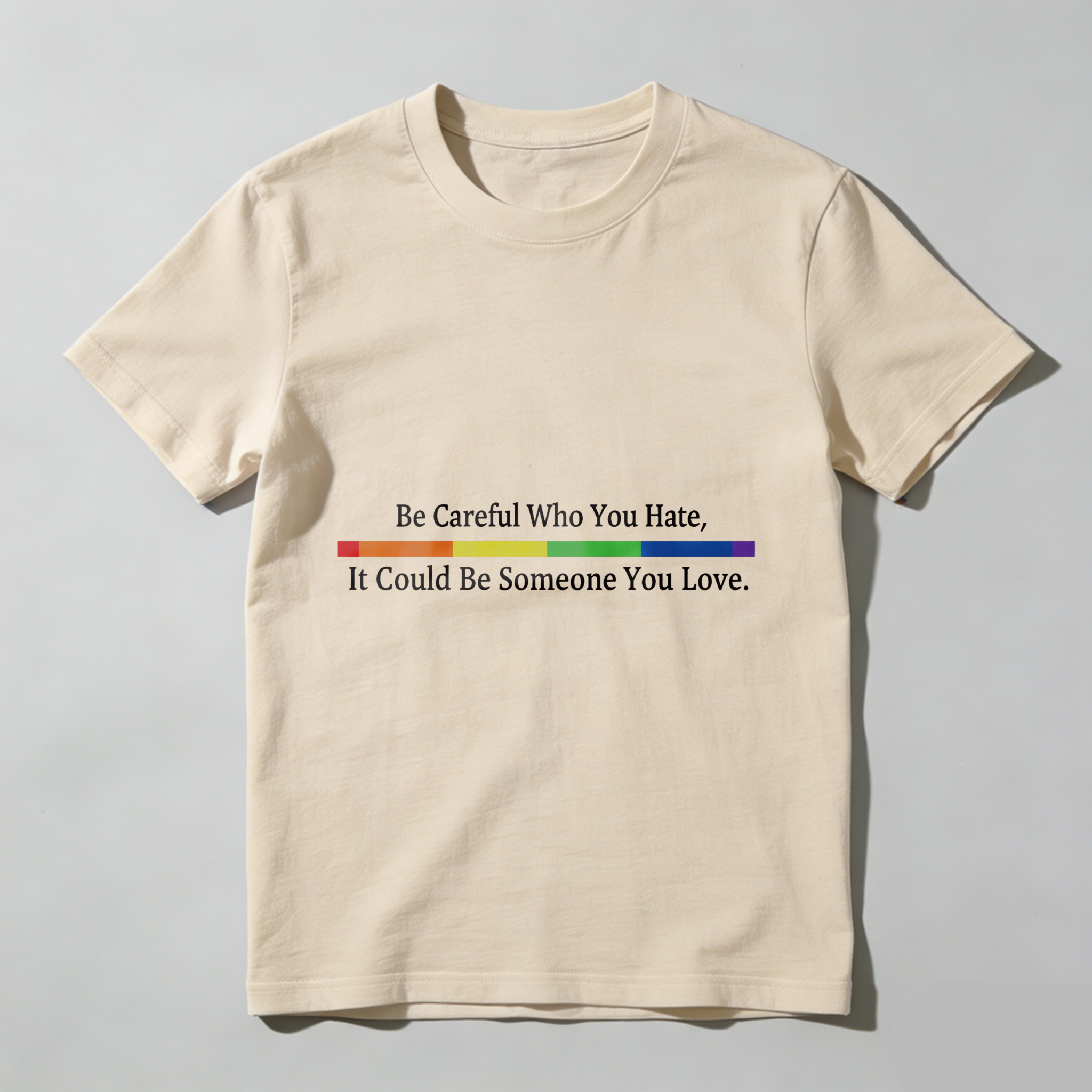 Wardrobecart Be Careful Who You Hate It Could Be Someone You Love Tshirt
