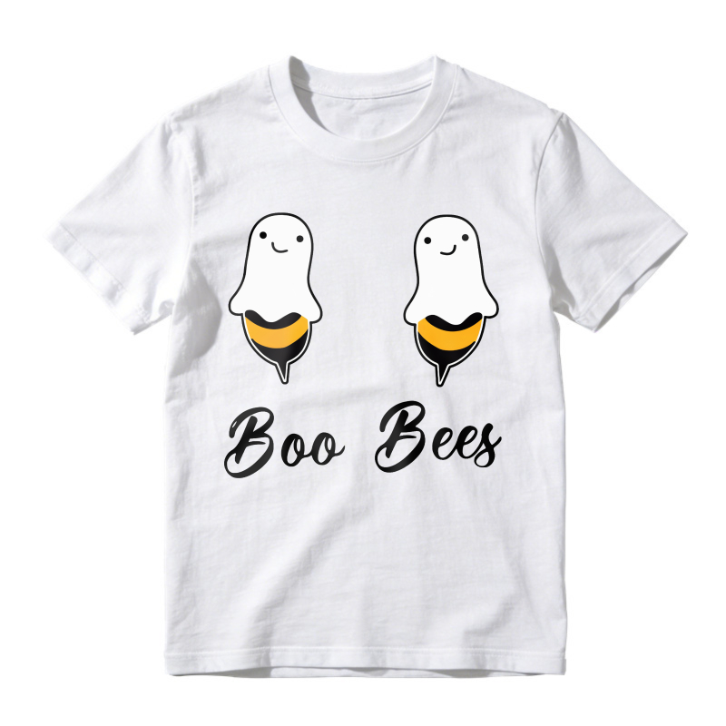Cute Ghost Bee Halloween Pun Boo Bees Unisex Classic T-shirt