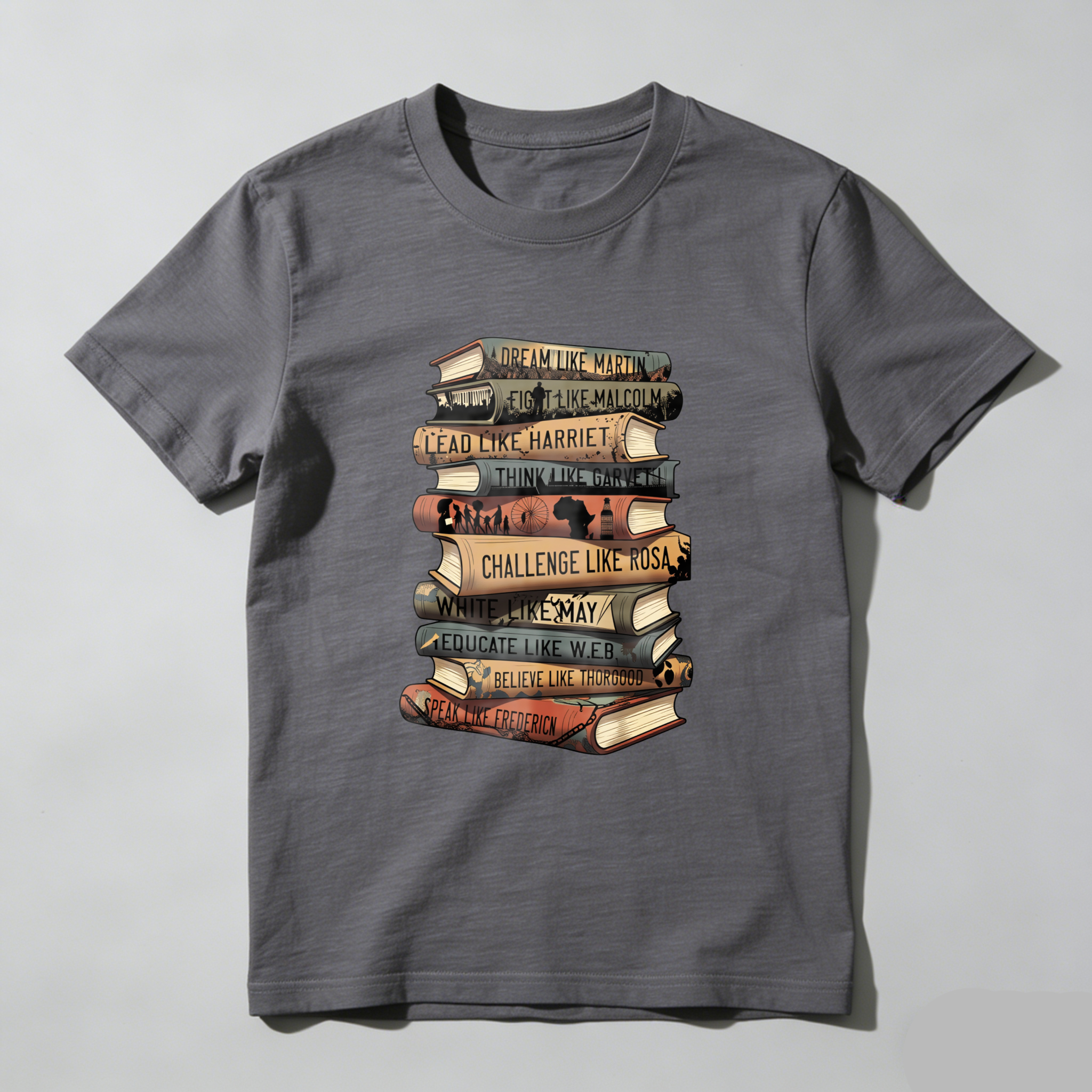 Wardrobecart Black History Books T-Shirt