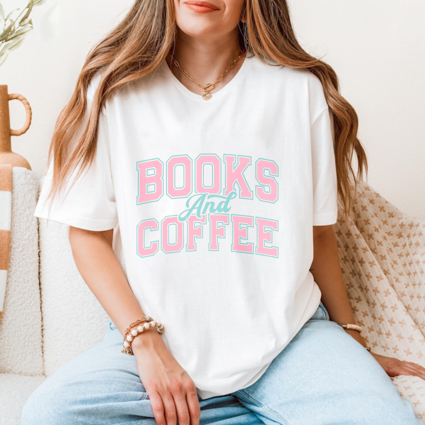 Wardrobecart Books And Coffee Tshirt