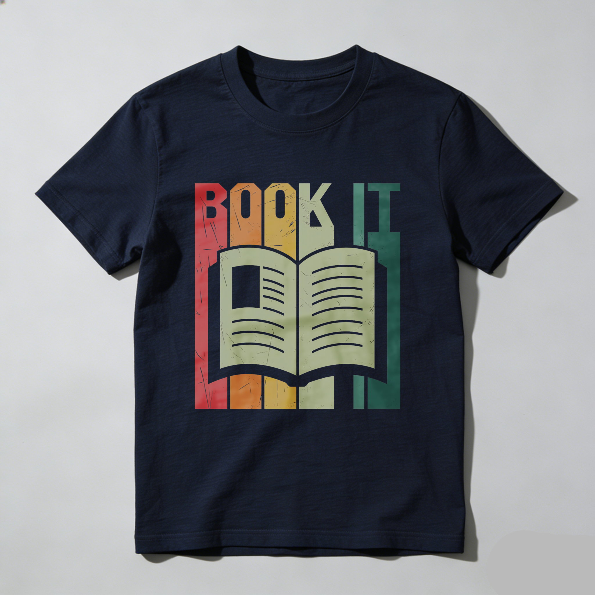 Wardrobecart Book It With Open Book Design Tshirt