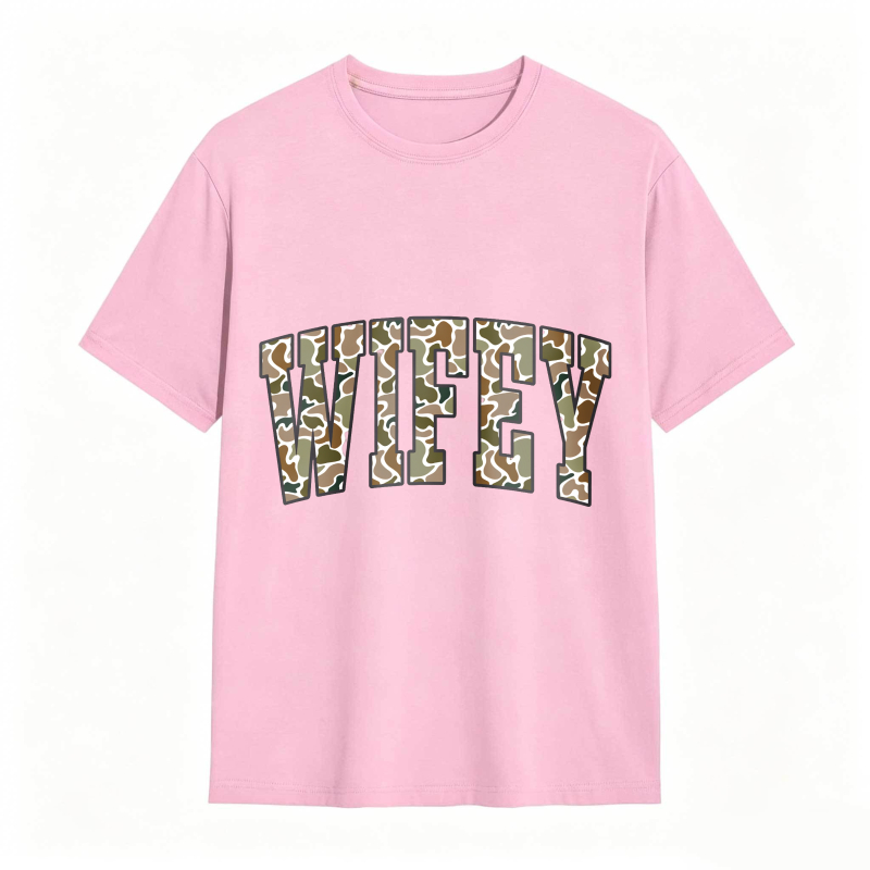 Comfort Colors Camouflage Wifey Shirt