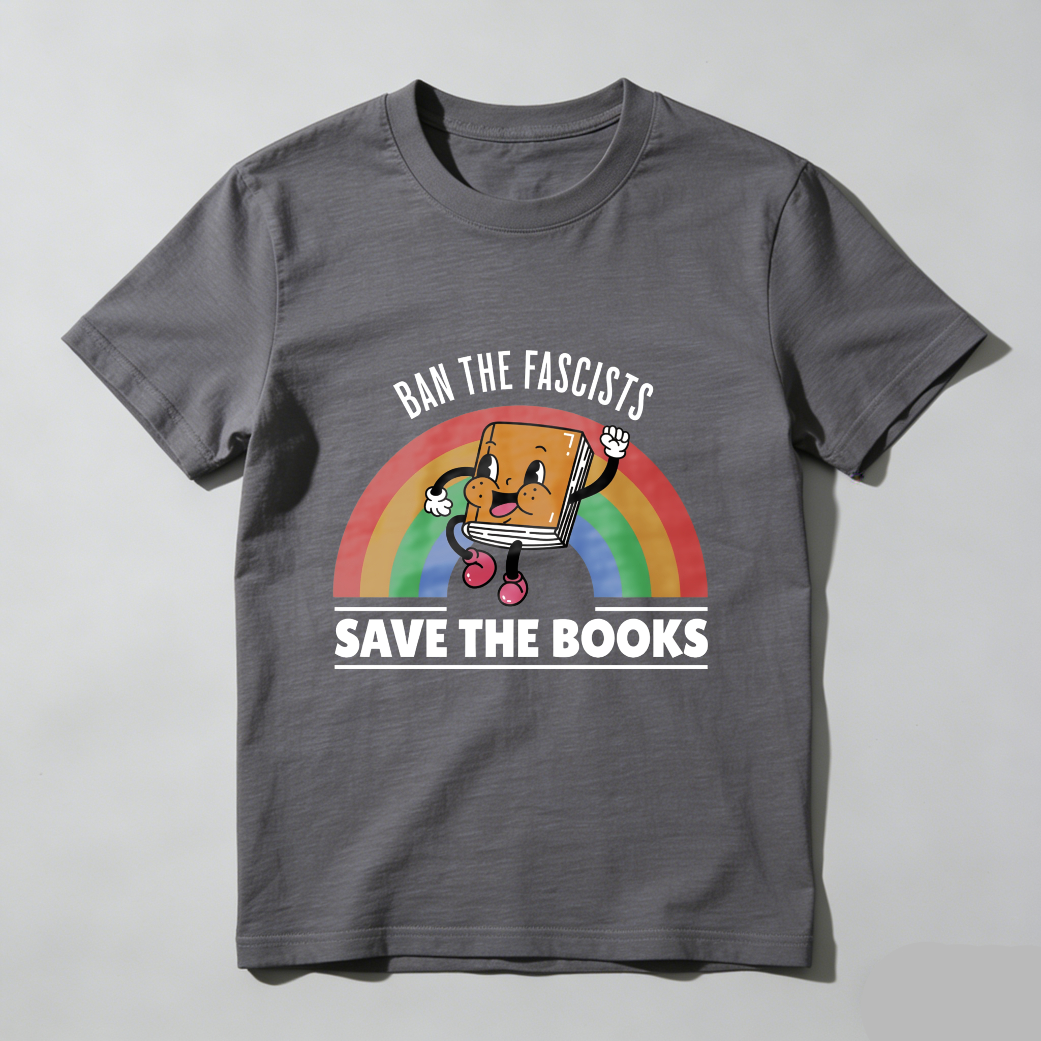 Wardrobecart Ban The Fascists Save The Books Tshirt