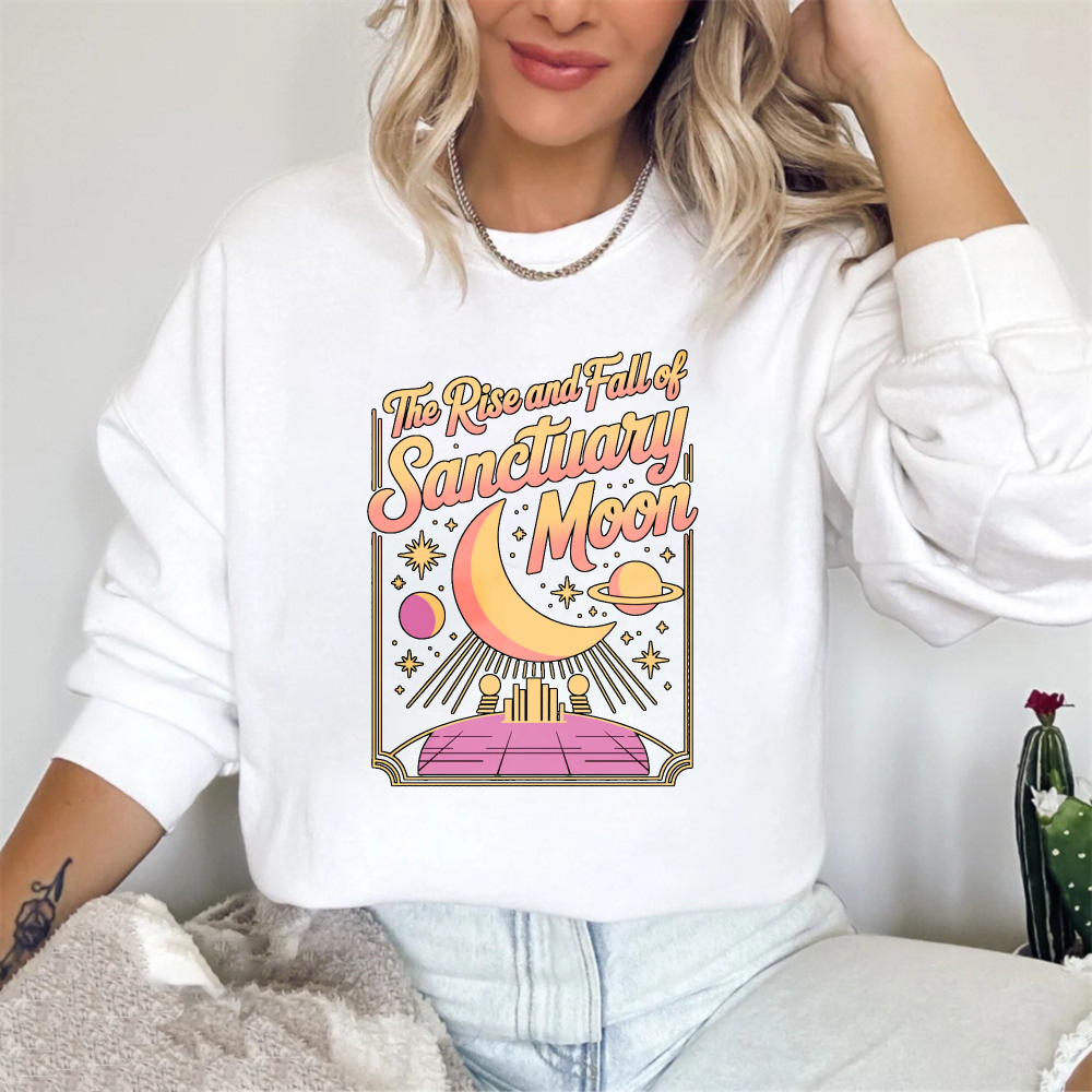Wardrobecart The Rise And Fall Of Sanctuary Moon Cosmic Design Unisex Classic Sweatshirt
